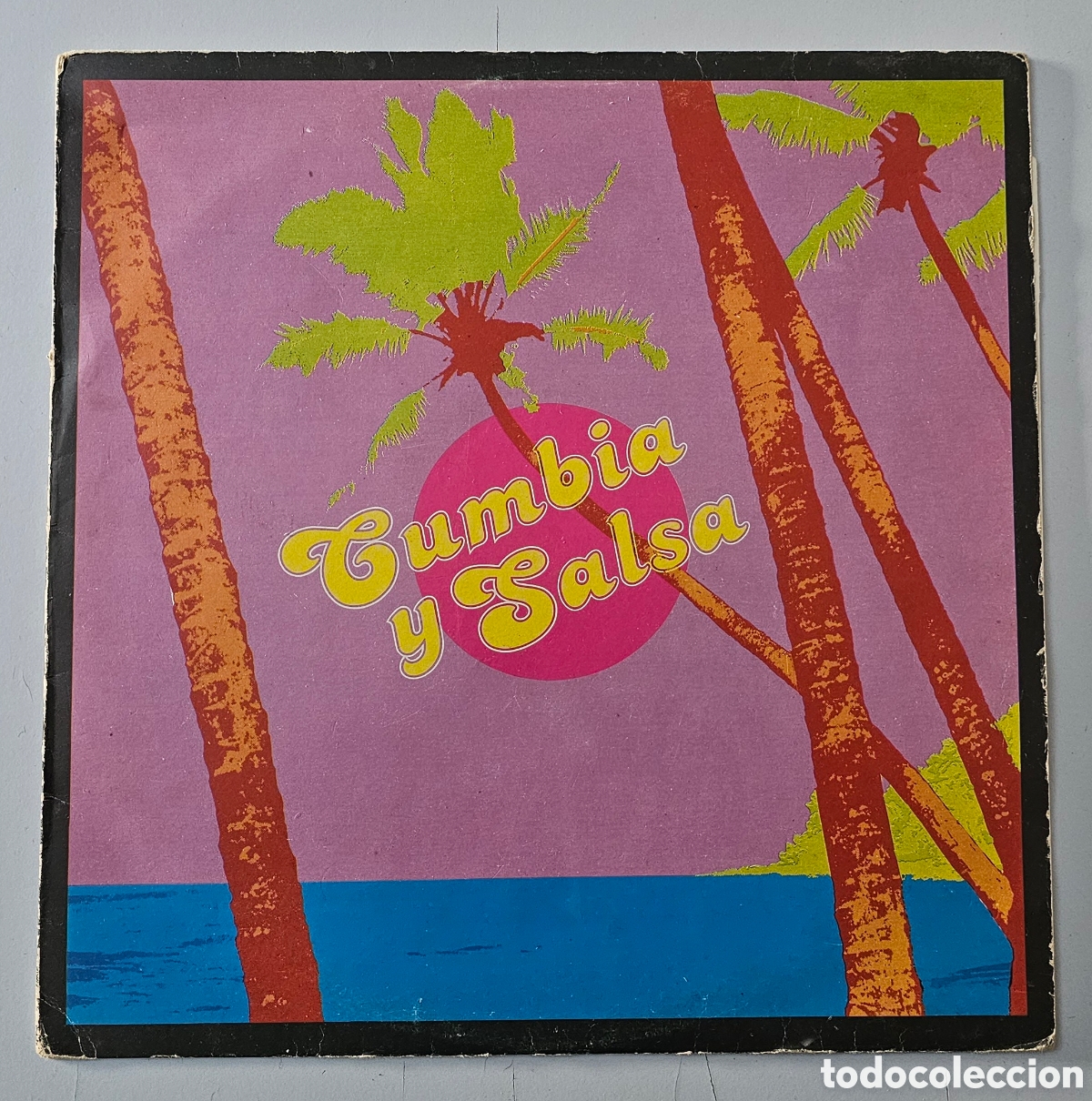 Vinyl records: LP V/A CUMBIA Y SALSA (Espa&ntilde;a - Edigsa/Fuentes - 1980) Latin Bros, Diplomaticos, Lisandro Meza RARO
