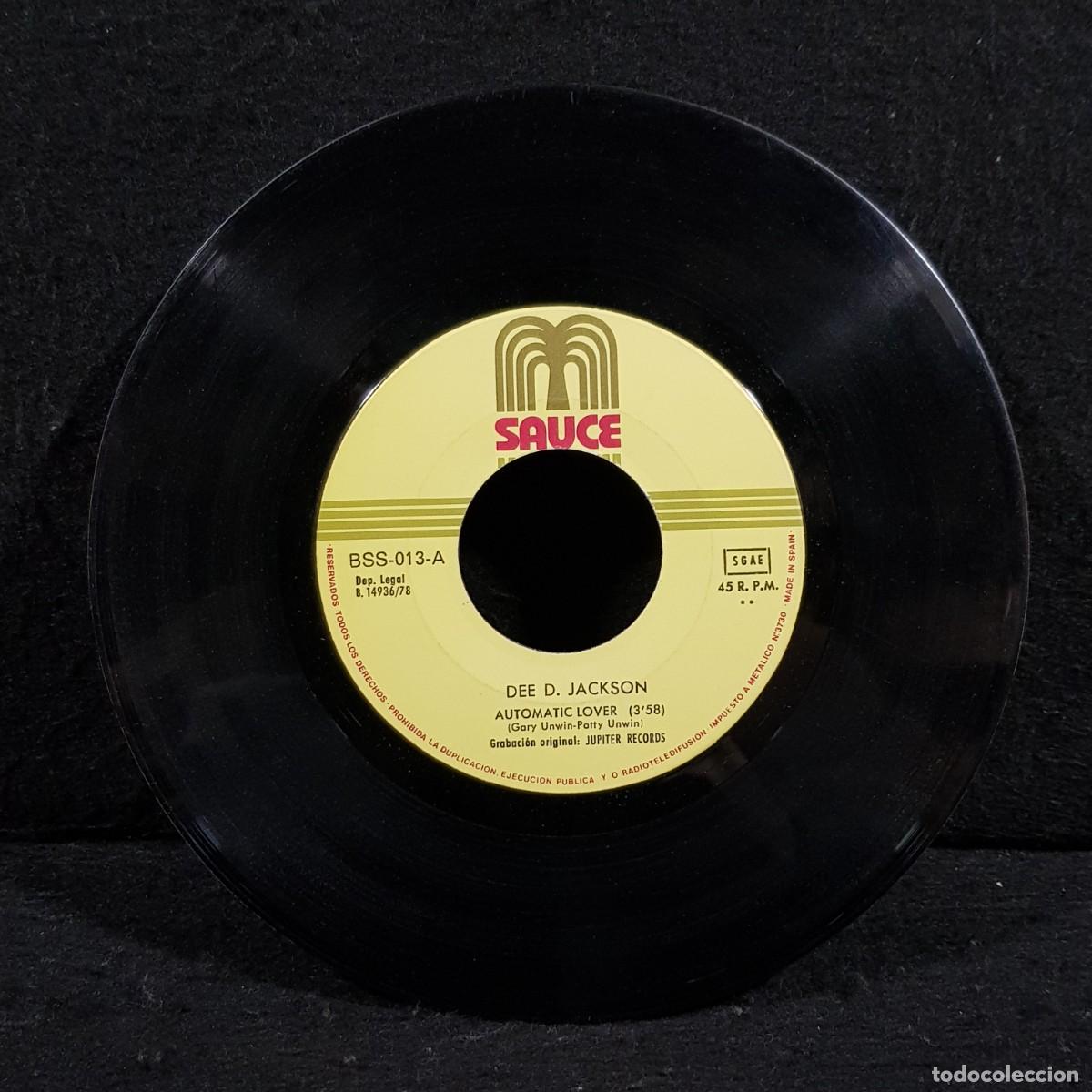 Discos de vinilo: DEE D. JACKSON - AUTOAMTIC LOVER - BSS-013 - DISCO DE VINILO - SINGLE / S-172 - Foto 5