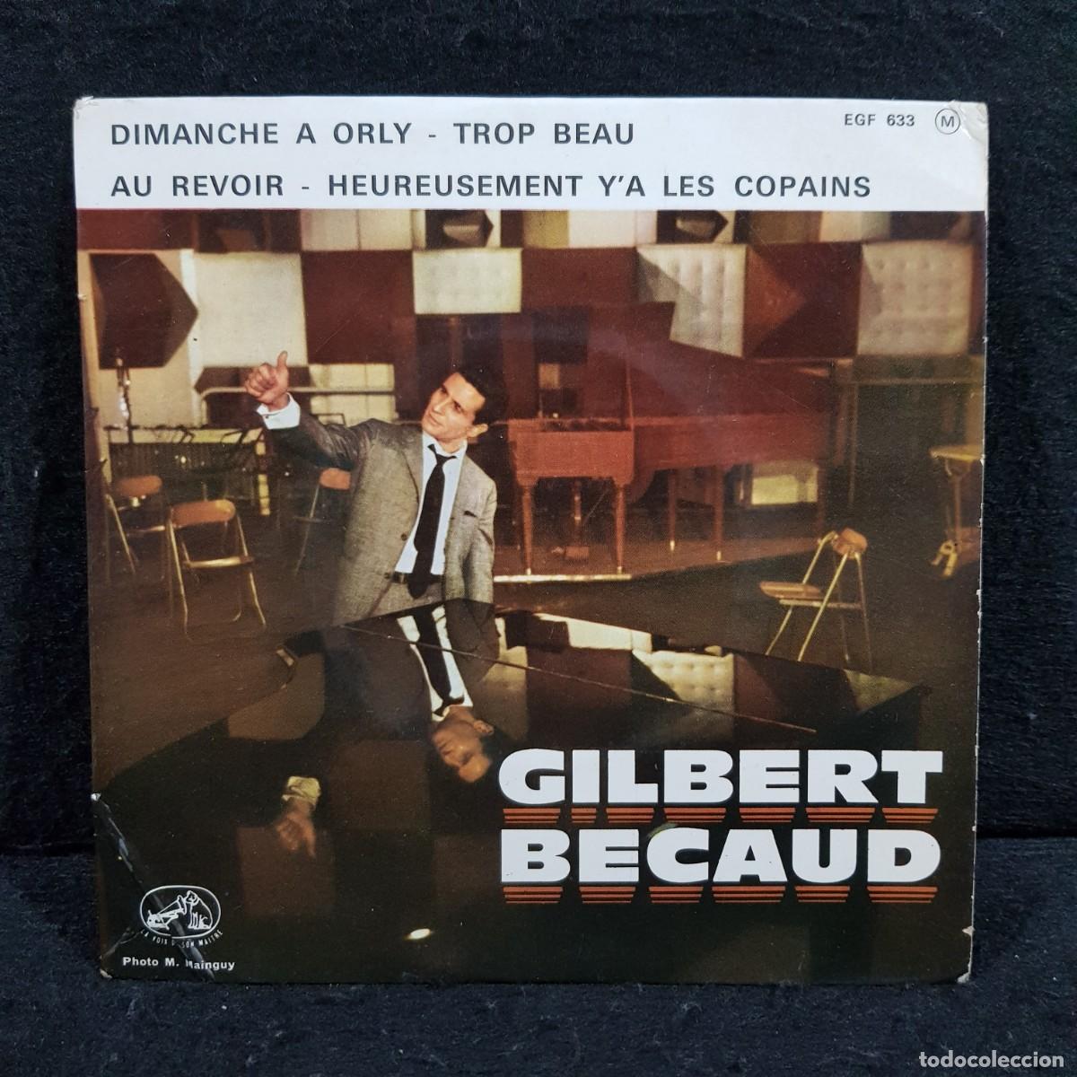 Discos de vinilo: GILBERT BECAUD - EGF 633 - DISCO DE VINILO - SINGLE / S-194 - Foto 1