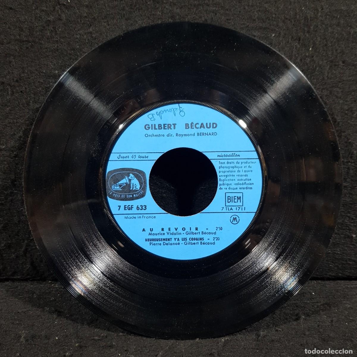Discos de vinilo: GILBERT BECAUD - EGF 633 - DISCO DE VINILO - SINGLE / S-194 - Foto 5