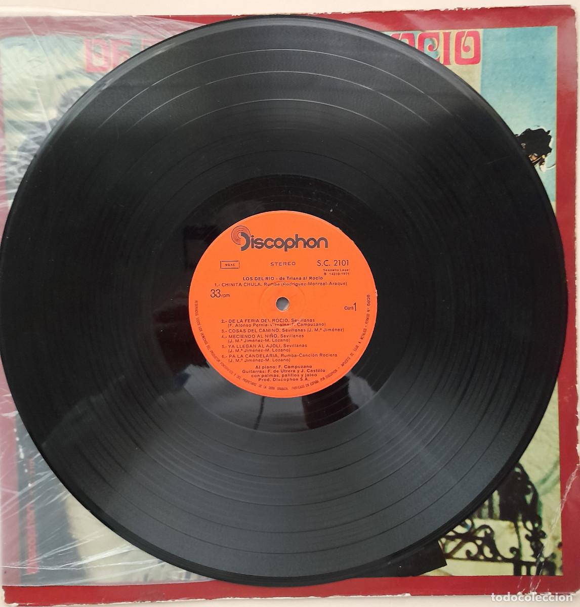 Discos de vinilo: LOS DEL RIO &rdquo;DE TRIANA AL ROCIO&rdquo; - Foto 3