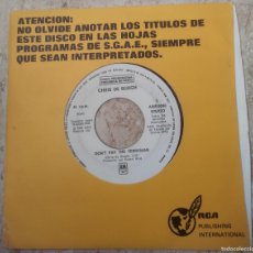 Discos de vinilo: CHRIS DE BURGH - DON'T PAY THE FERRYMAN - SINGLE PROMO 1982 - RARO