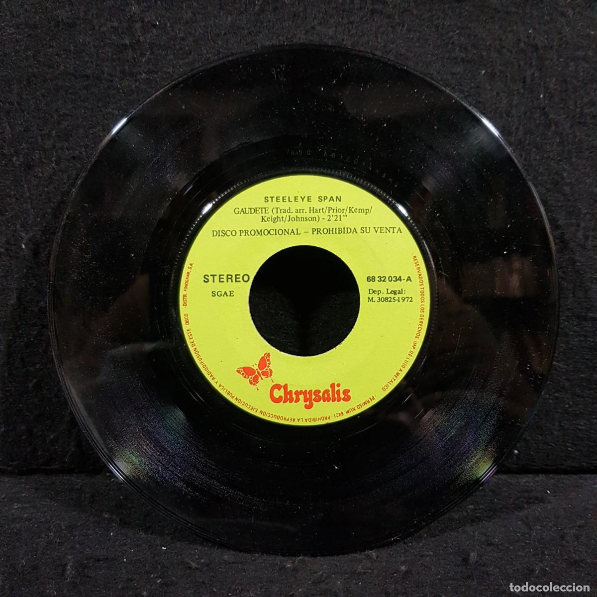 Discos de vinilo: STEELEYE SPAN - GAUDETE - 68 32 034 - DISCO DE VINILO - SINGLE / S-210 - Foto 4