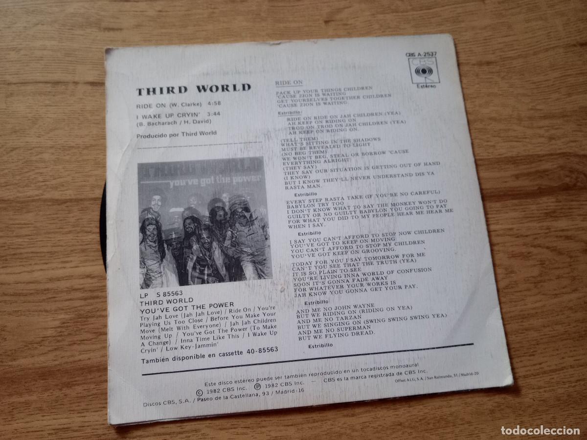 Discos de vinilo: THIRD WORLD / RIDE ON - Foto 2