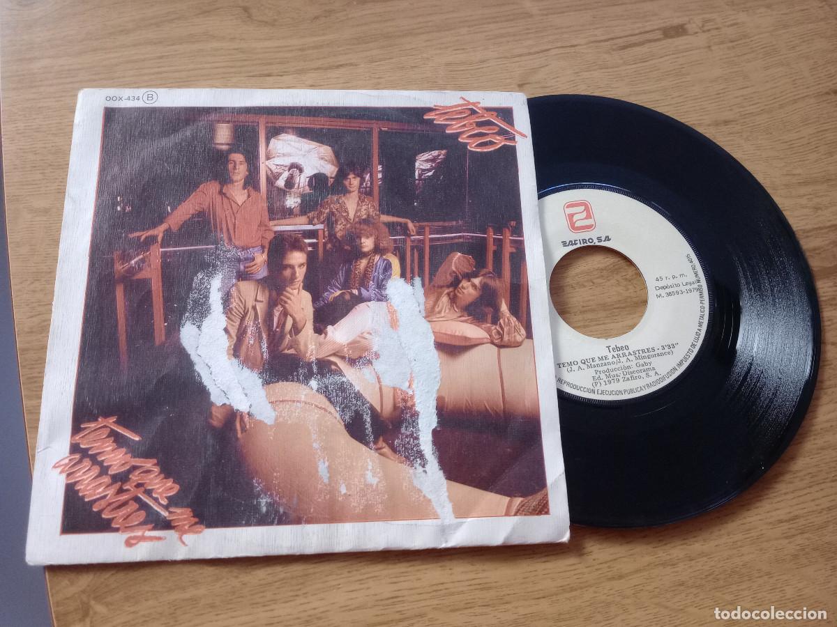 Discos de vinilo: TEBEO / TEMO QUE ME ARRASTRES - Foto 1