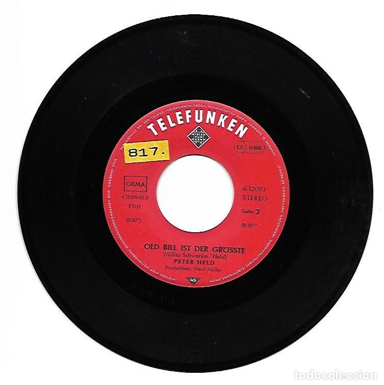 Discos de vinilo: PETER HELD - DAS M&Auml;DCHEN VOM STRAND - TELEFUNKEN 1977 - Foto 3