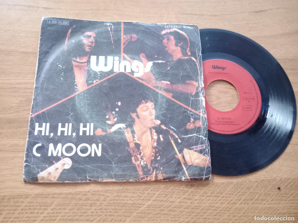 Discos de vinilo: WINGS / HI,HI,HI / C MOON - Foto 1
