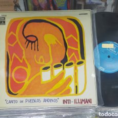 Discos de vinilo: INTI-ILLIMANI LP CANTO DE PUEBLOS ANDINOS ESPAÑA 1974