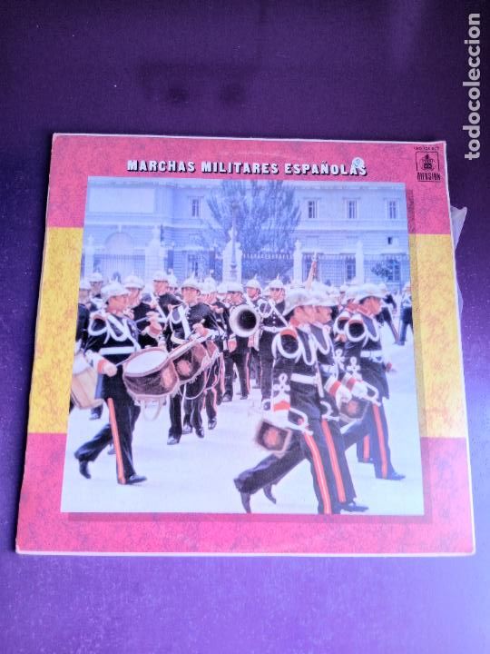 Discos de vinil: MARCHAS MILITARES ESPA&Ntilde;OLAS - BANDA POLICIA ARMADA MADRID - LP HISPAVOX 1983 - MILITAR