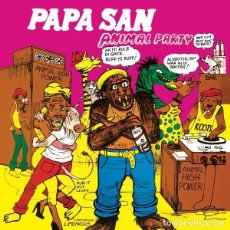 Discos de vinilo: PAPA SAN - ANIMAL PARTY - LP VINILO - REGGAE DANCEHALL - NUEVO Y PRECINTADO