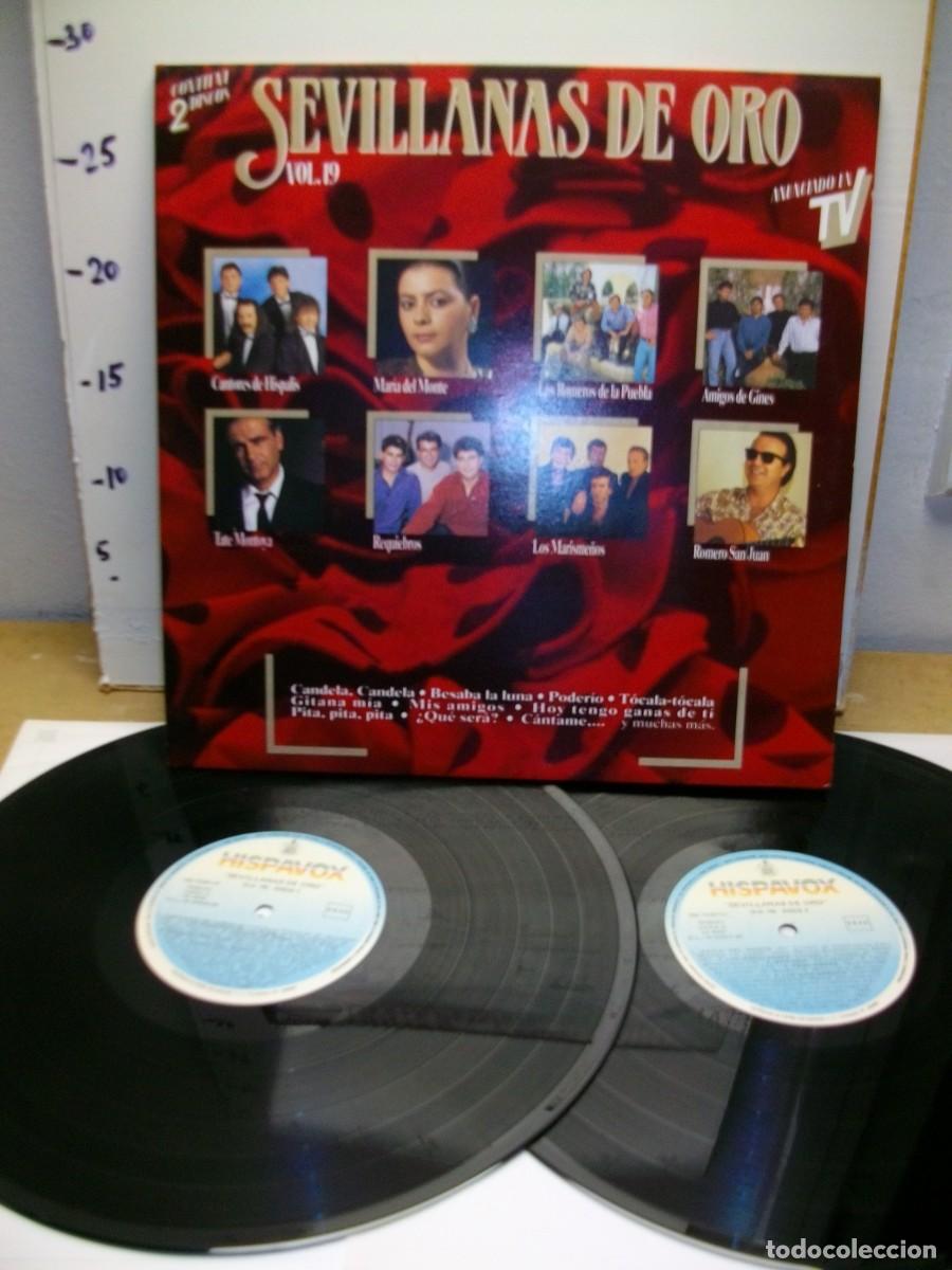 Discos de vinilo: SEVILLANAS DE ORO DOBLE LP - Foto 1