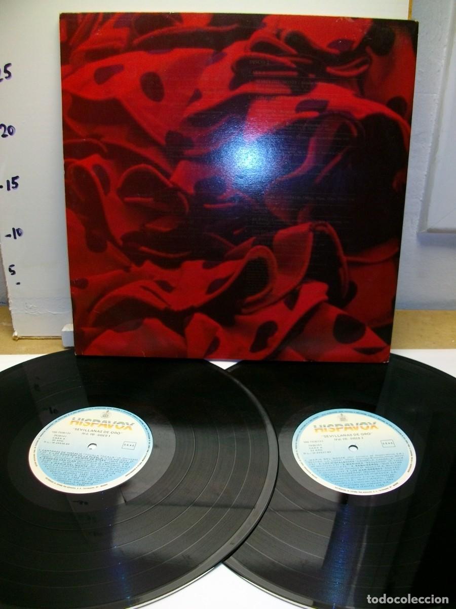 Discos de vinilo: SEVILLANAS DE ORO DOBLE LP - Foto 2