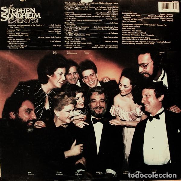 Discos de vinilo: Stephen Sondheim &ndash; A Stephen Sondheim Evening - Foto 2