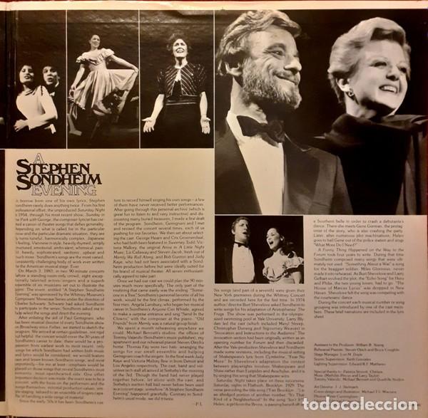 Discos de vinilo: Stephen Sondheim &ndash; A Stephen Sondheim Evening - Foto 4
