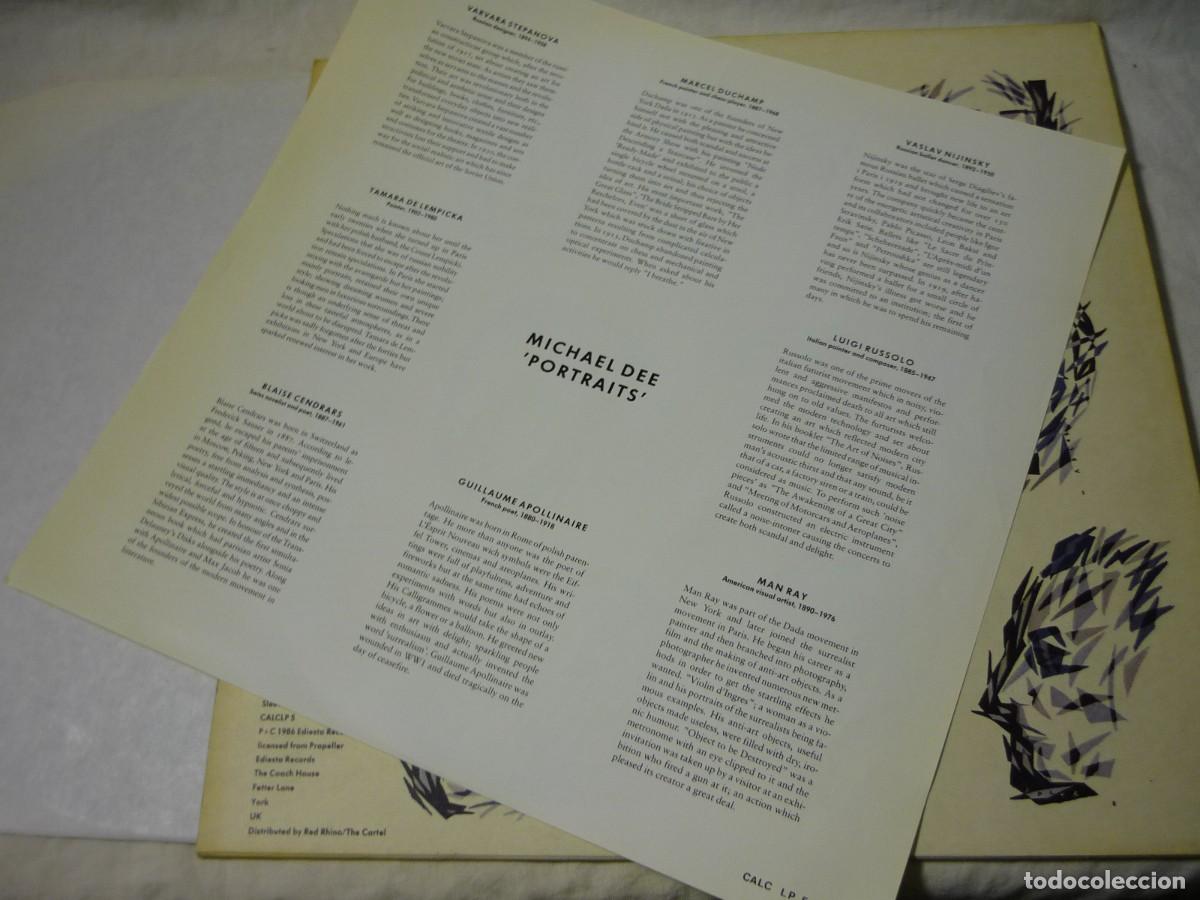 Discos de vinilo: LP vinilo Michael Dee Portraits 1986 - Foto 3