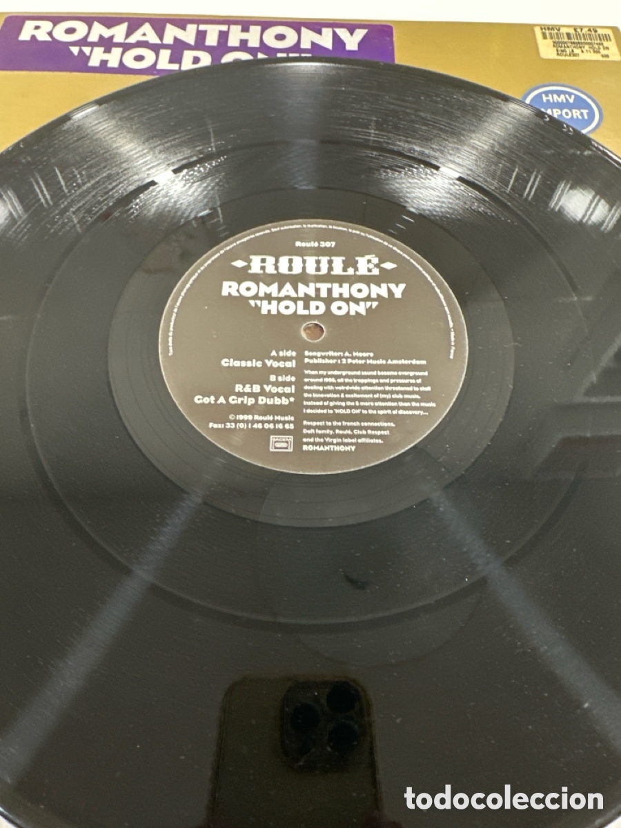 Discos de vinilo: LP Romanthony - Hold on - Foto 2