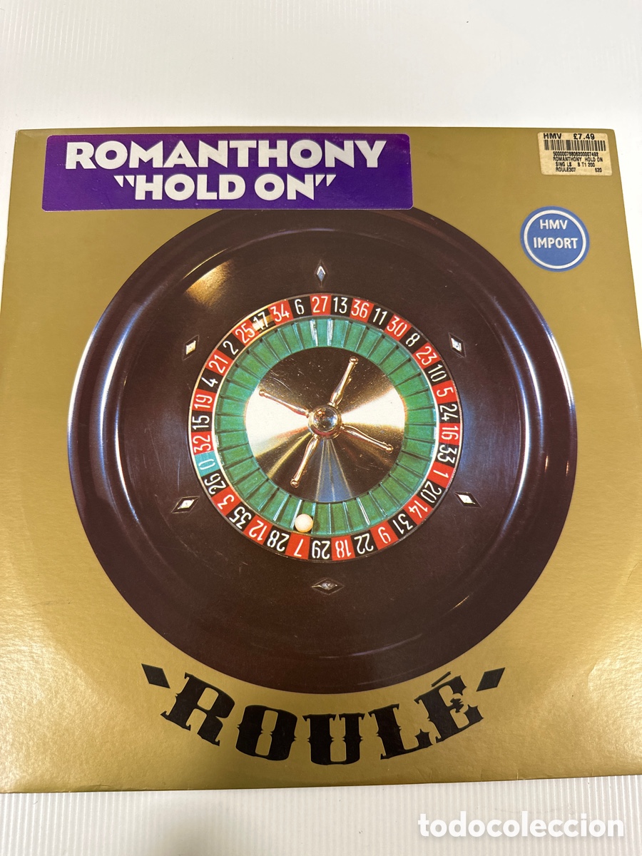 Discos de vinilo: LP Romanthony - Hold on - Foto 1