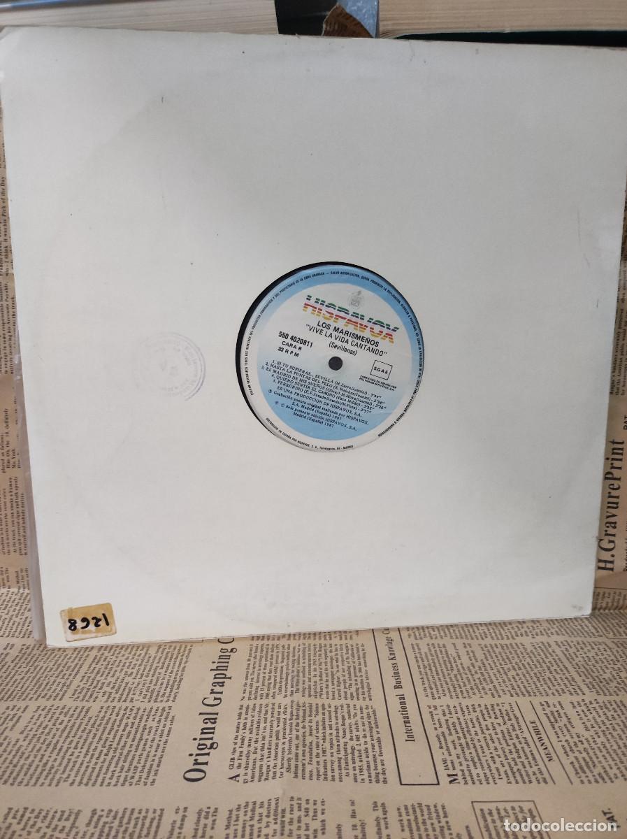 Discos de vinilo: Los Marisme&ntilde;os &ndash; Vive La Vida Cantando (Sevillanas 87) - Foto 1