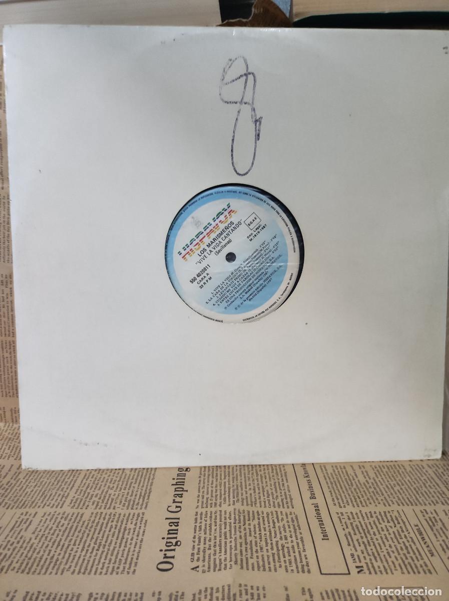 Discos de vinilo: Los Marisme&ntilde;os &ndash; Vive La Vida Cantando (Sevillanas 87) - Foto 2