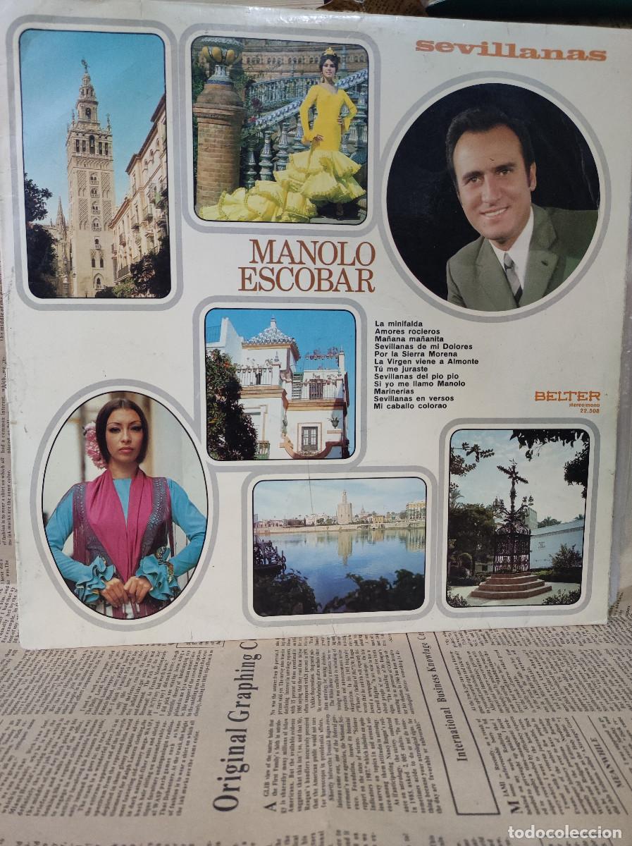 Discos de vinilo: Manolo Escobar &ndash; Sevillanas - Foto 1