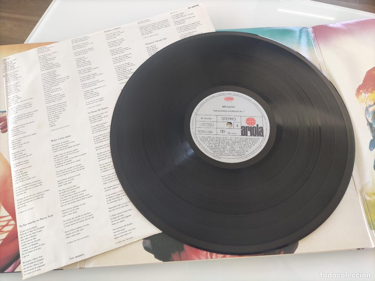 Discos de vinilo: Mecano. Descanso dominical - Foto 3