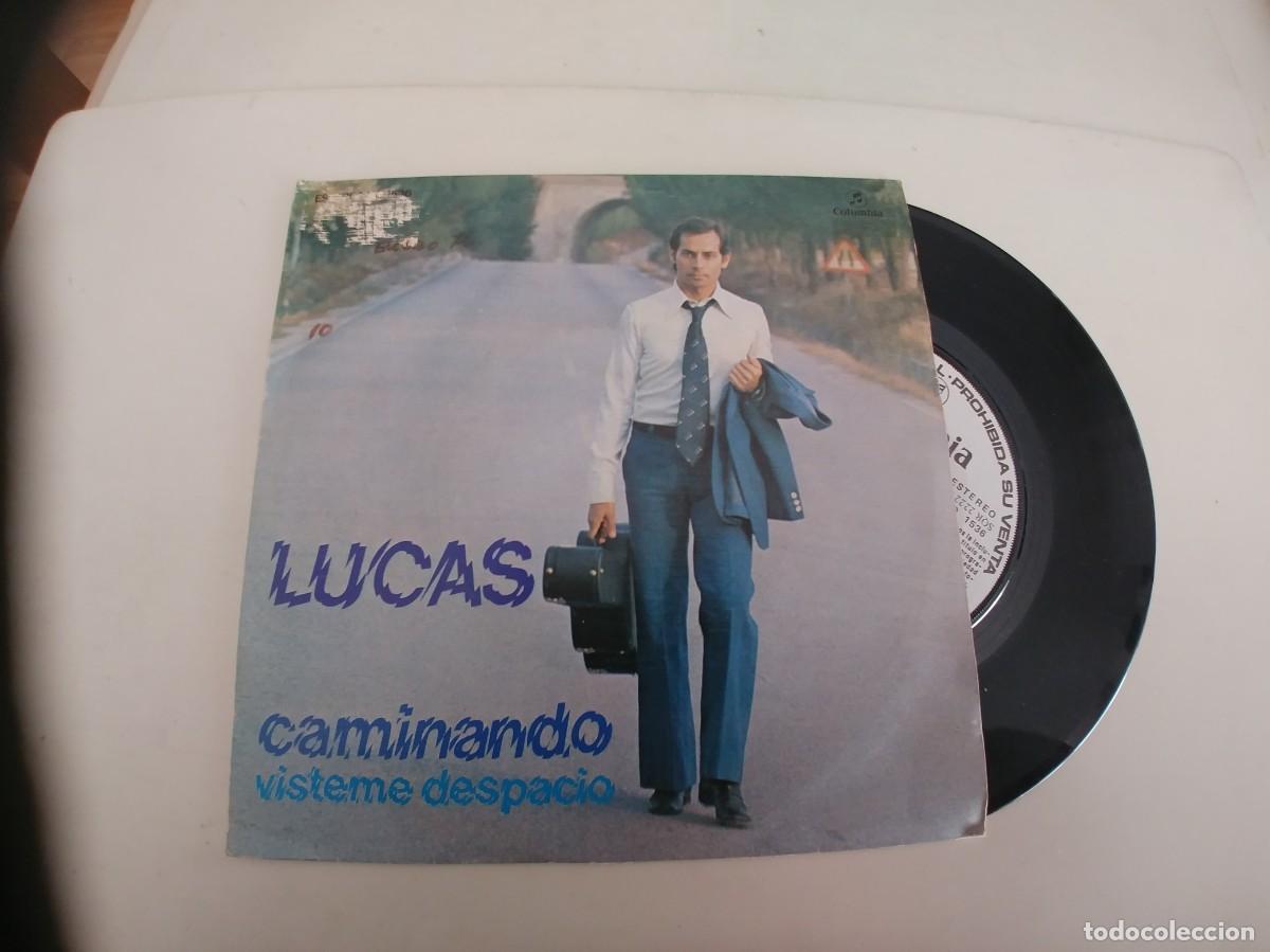 Discos de vinilo: LUCAS-SINGLE CAMINANDO - Foto 1