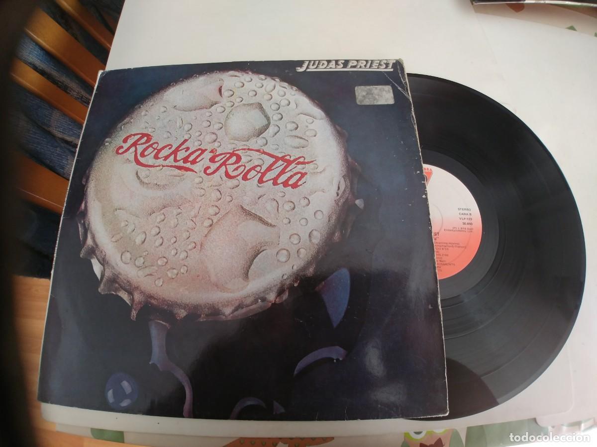 Discos de vinilo: JUDAS PRIEST-LP ROCKA ROLLA - Foto 1