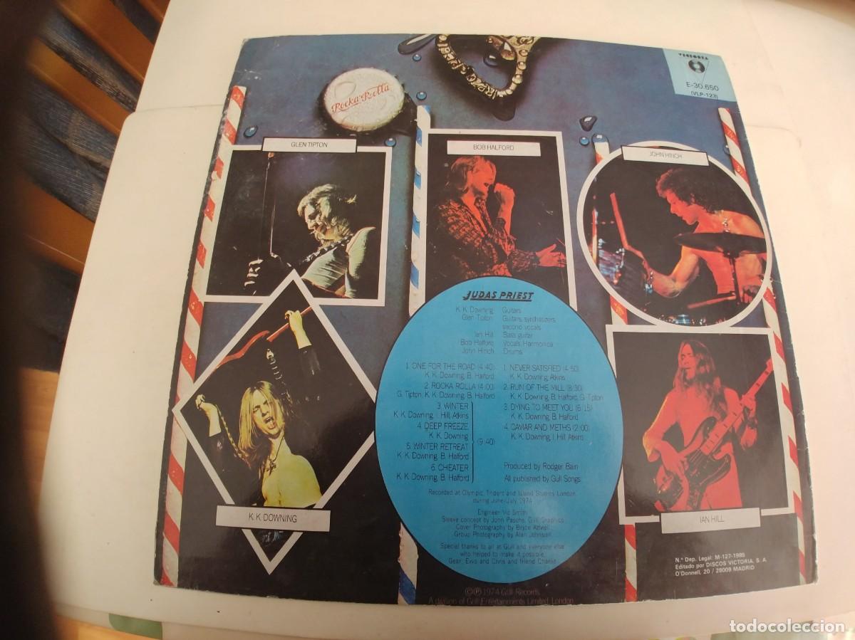 Discos de vinilo: JUDAS PRIEST-LP ROCKA ROLLA - Foto 2