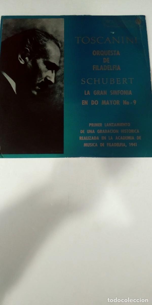 Discos de vinilo: Toscanini Orquesta de Filadelfia Schubert - Foto 1