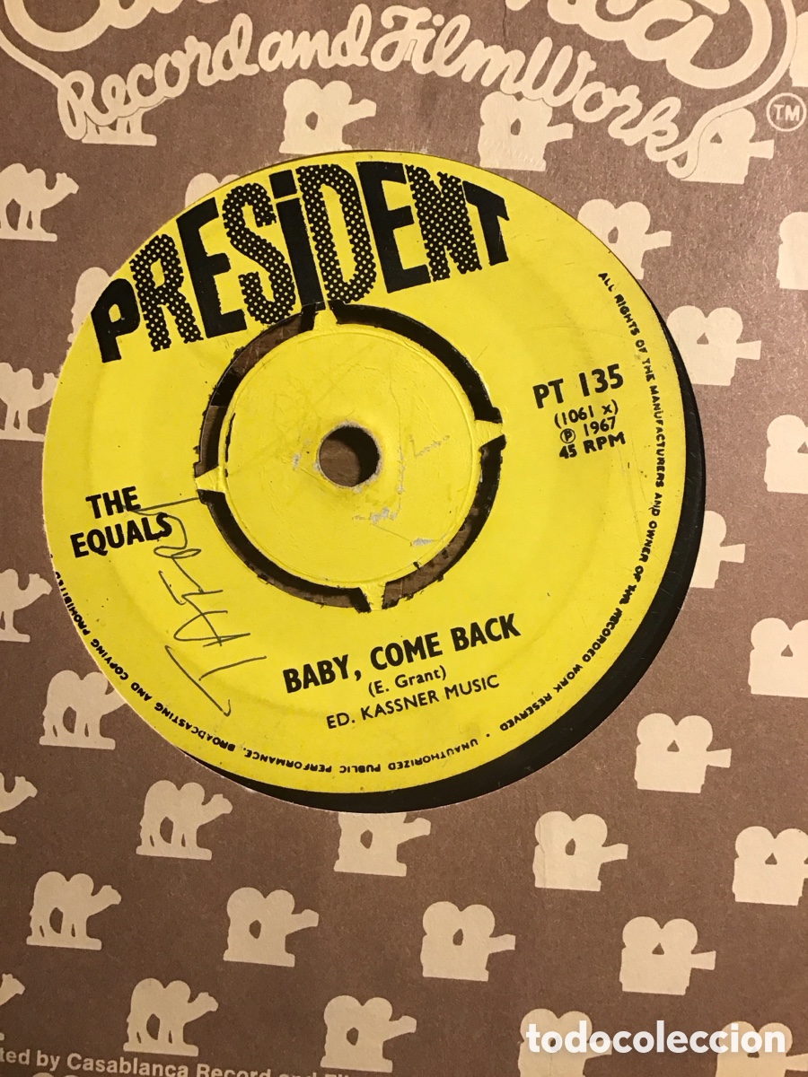 Discos de vinilo: The Equals Baby Come Back - Foto 1