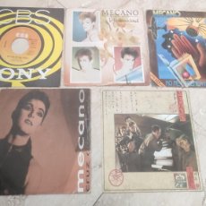 Discos de vinilo: MECANO - CINCO SINGLES-EDICIONES ESPAÑOLAS-