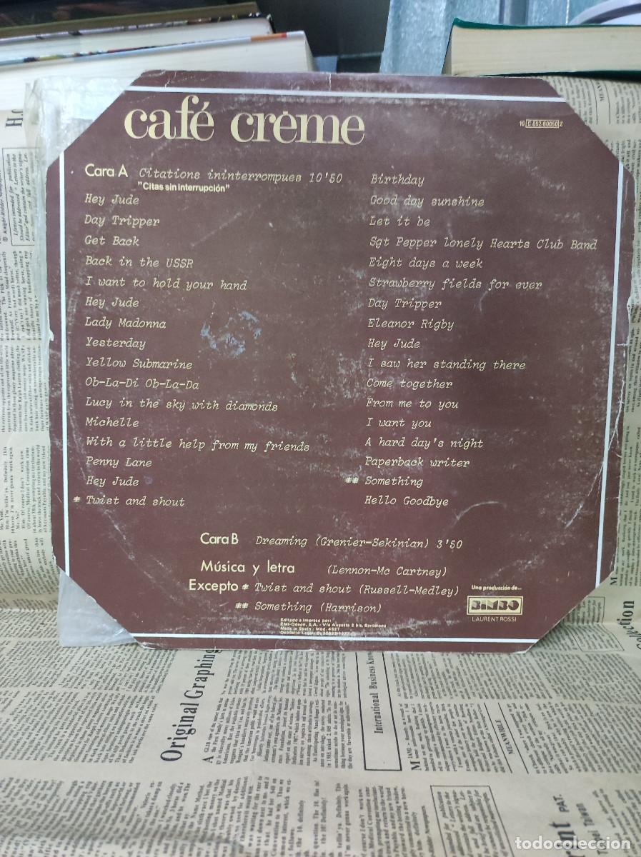 Discos de vinilo: Caf&eacute; Cr&egrave;me &ndash; Citations Ininterrompues - Foto 2