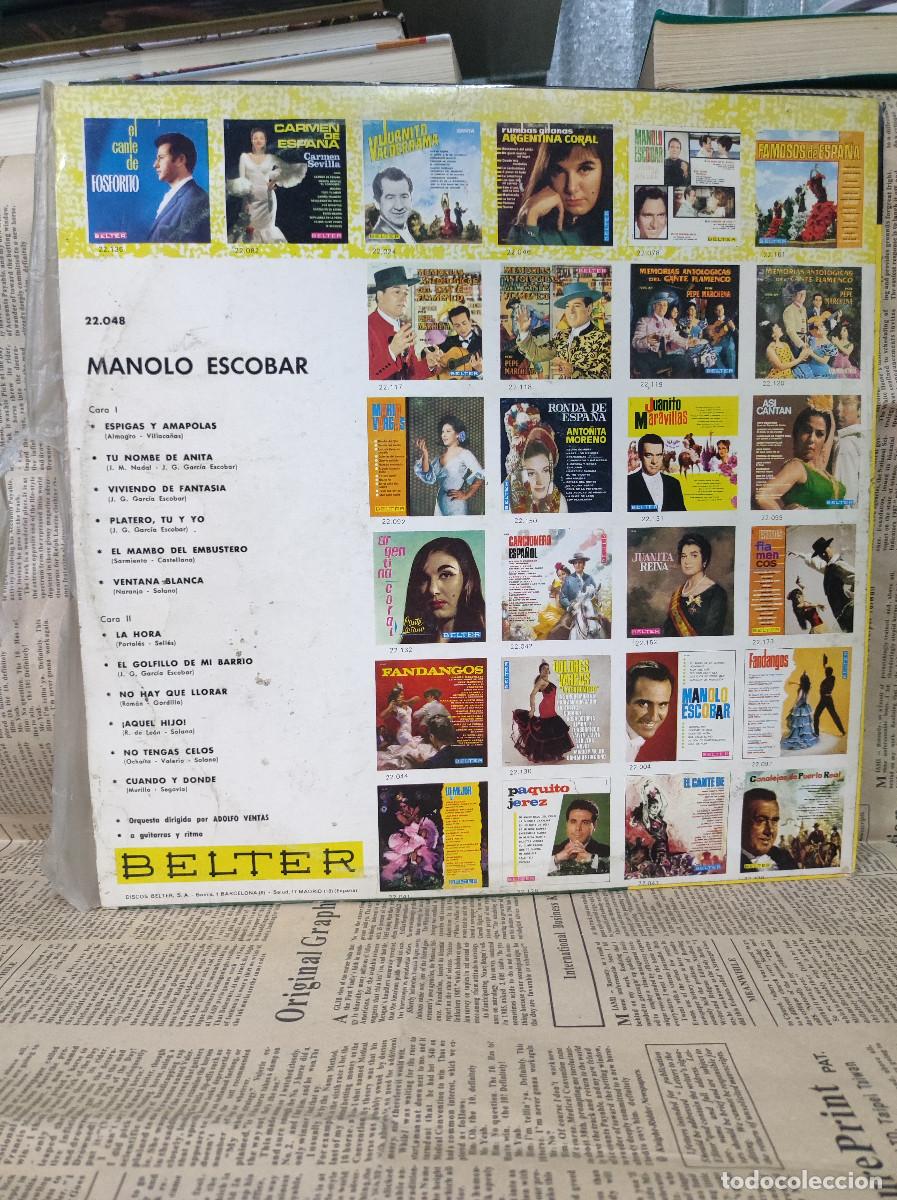 Discos de vinilo: Manolo Escobar &ndash; Manolo Escobar - Foto 2