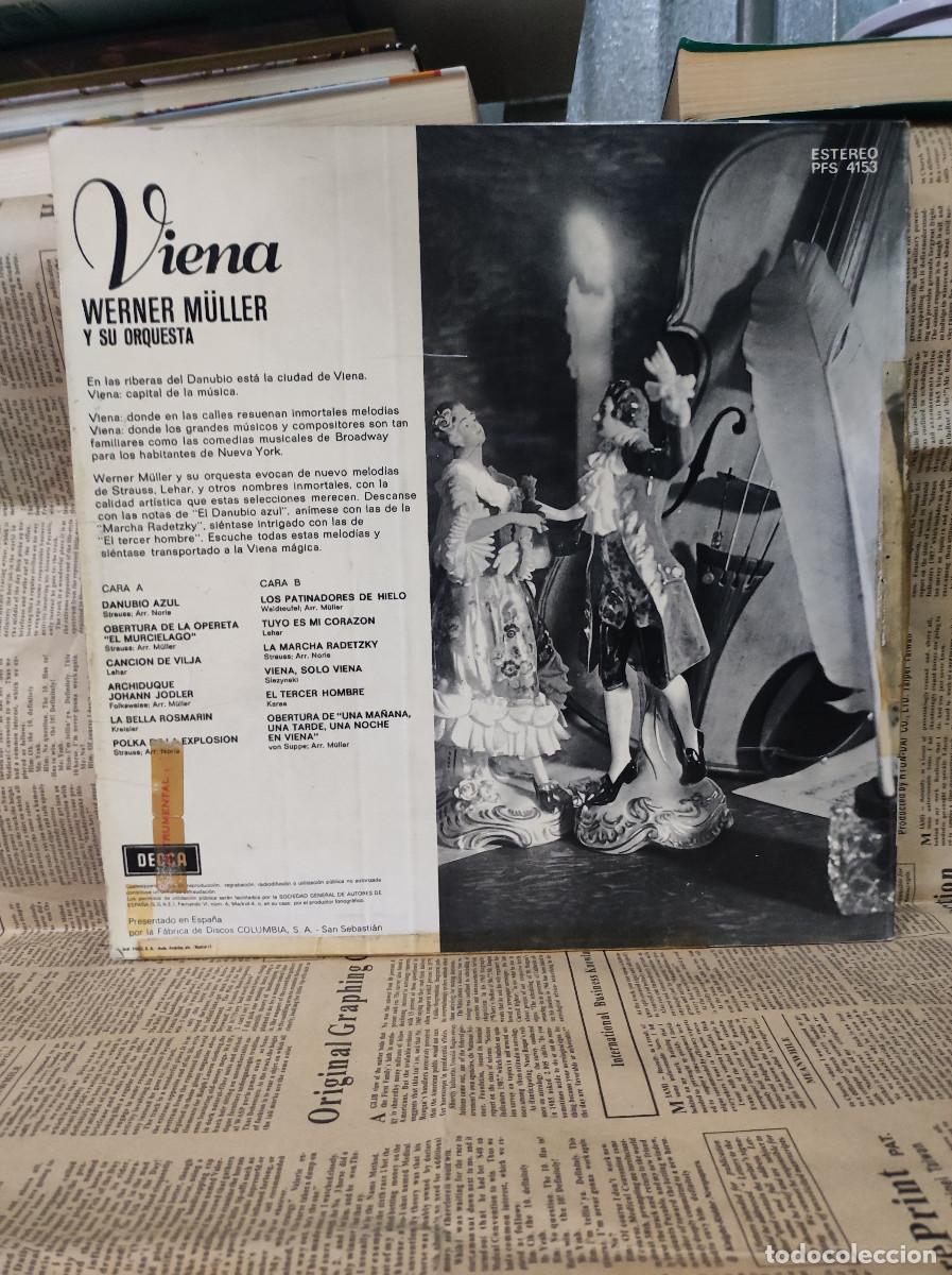 Discos de vinilo: Werner M&uuml;ller Y Su Orquesta &ndash; Viena - Foto 2