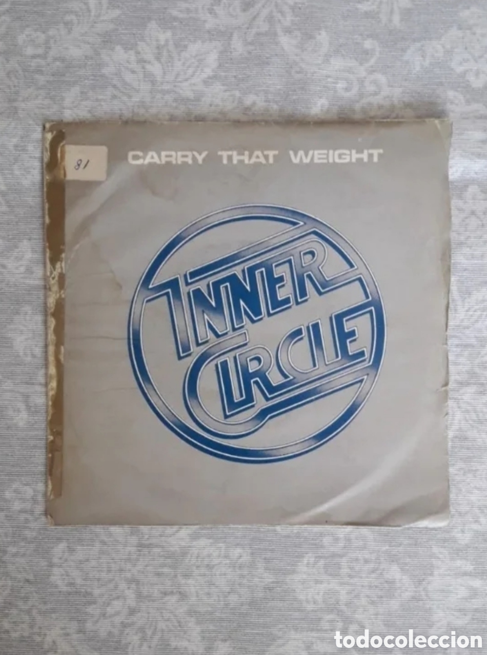 Discos de vinilo: Single Inner Circle. Carry That Weight - Foto 1