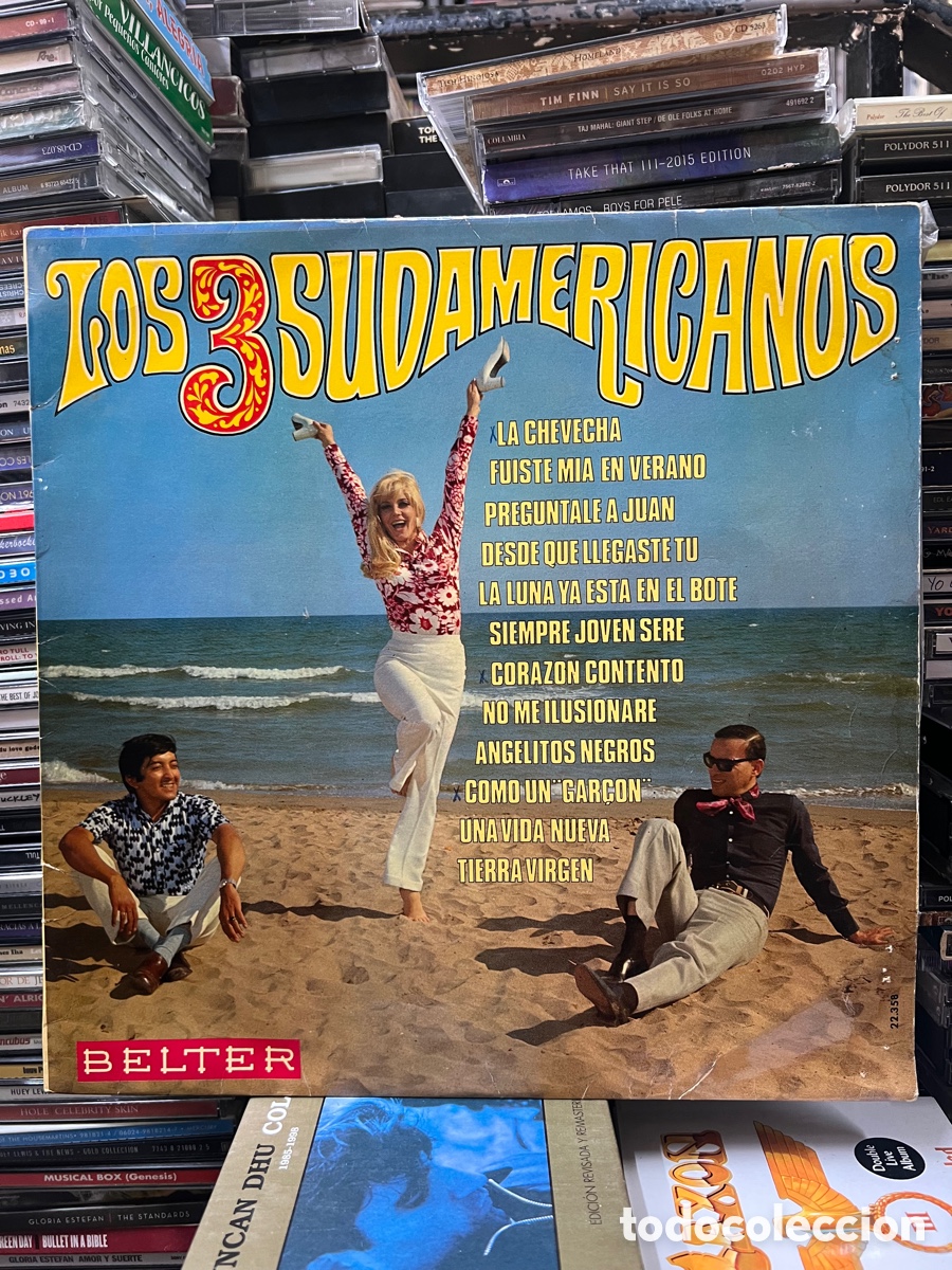 Discos de vinilo: Los 3 sudamericanos La chevecha - Foto 1