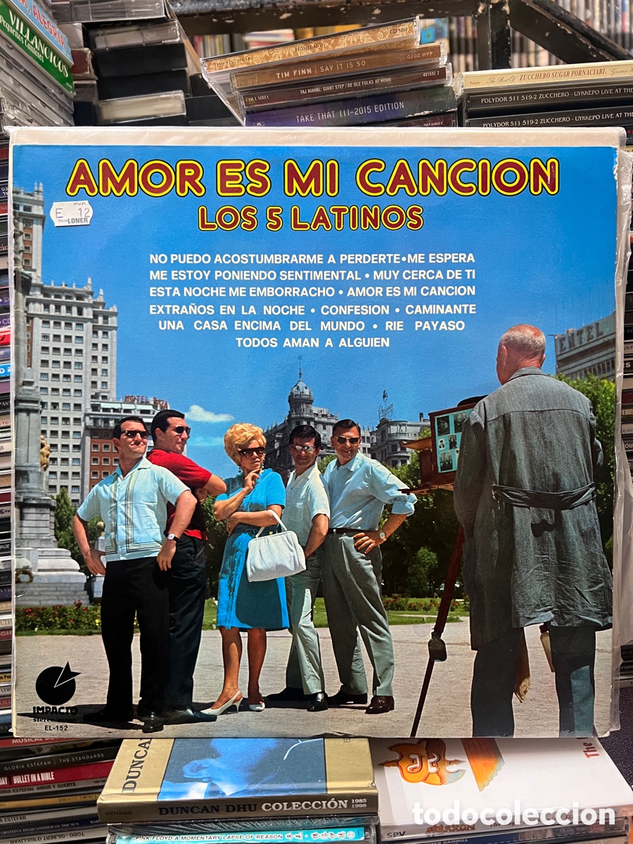 Discos de vinilo: Amor es mi canci&oacute;n Los 5 latinos - Foto 1