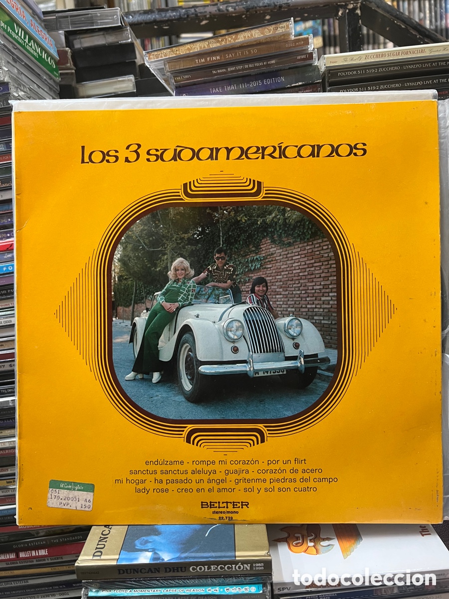 Discos de vinilo: Los 3 sudamericanos End&uacute;lzame - Foto 1