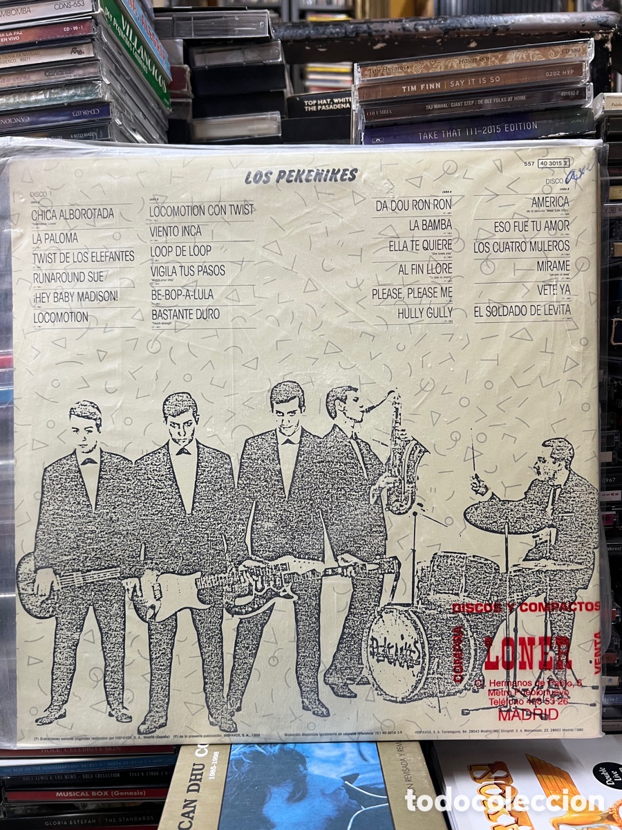 Discos de vinilo: Los pekenikes La d&eacute;cada prodigiosa Vol. 2 Versiones originales - Foto 2