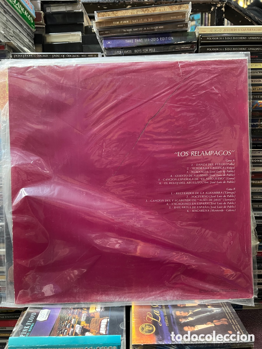 Discos de vinilo: Los relampagos Recuerdos de la alhambra - Foto 2