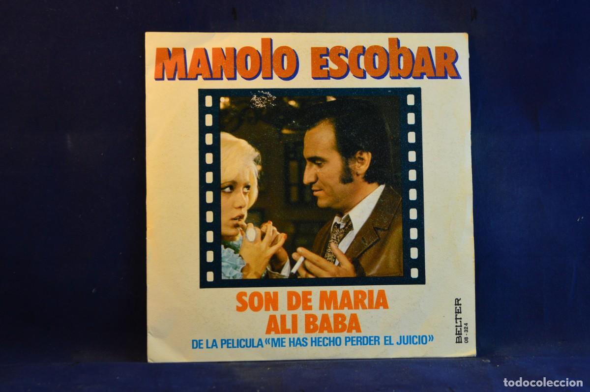 Discos de vinilo: MANOLO ESCOBAR - SON DE MARIA - ALI BABA - SINGLE - Foto 1