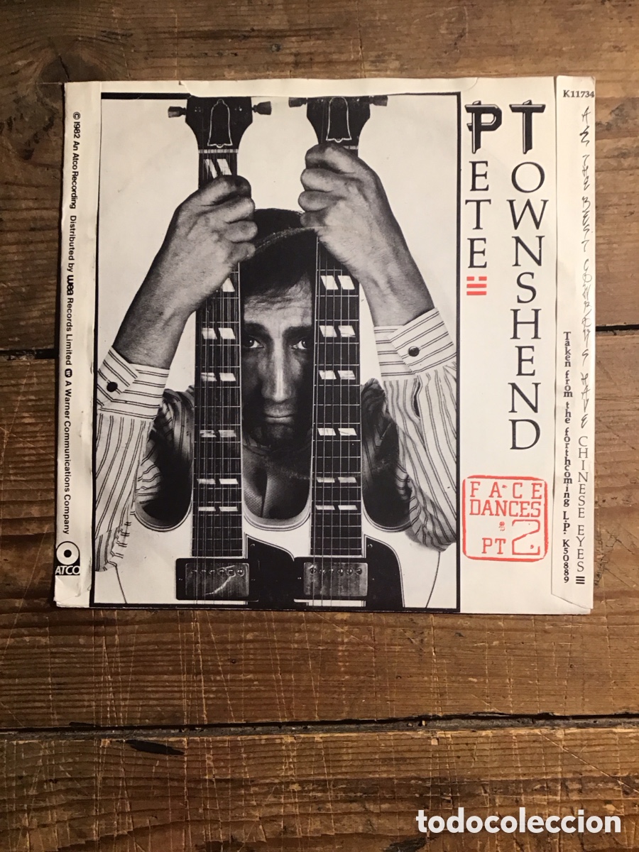 Discos de vinilo: Pete Townshend Face Dances PT 2 - Foto 2