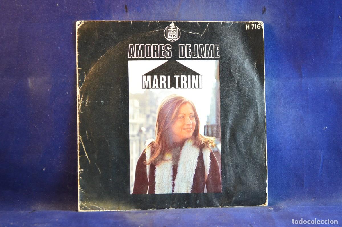 Discos de vinilo: MARI TRINI - AMORES - DEJAME - SINGLE - Foto 1
