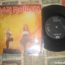 Discos de vinilo: IRON MAIDEN. . RUNNING FREE 7 PULGADAS (EMI -1985) ORIGINAL ENGLAND LEA DESCRIPCION COMPLETO