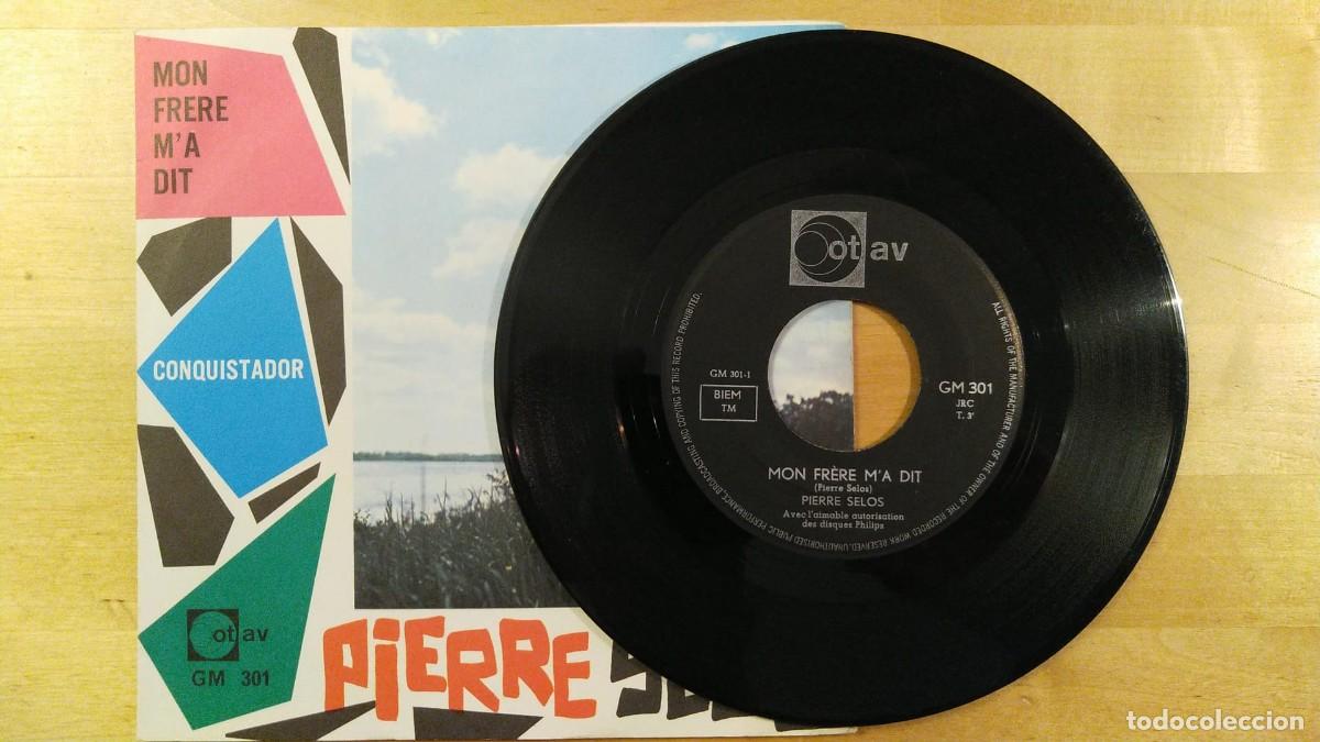 Discos de vinilo: Pierre Selos - Mon Fr&egrave;re Ma Dit - Foto 2