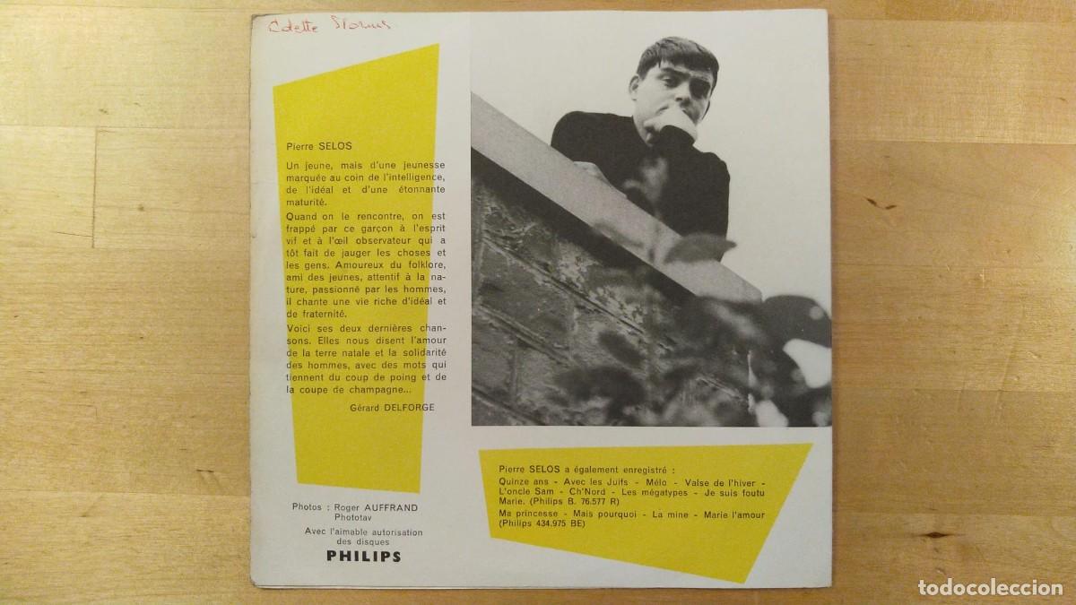 Discos de vinilo: Pierre Selos - Mon Fr&egrave;re Ma Dit - Foto 4