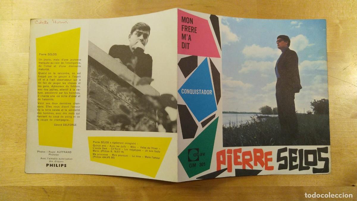 Discos de vinilo: Pierre Selos - Mon Fr&egrave;re Ma Dit - Foto 5