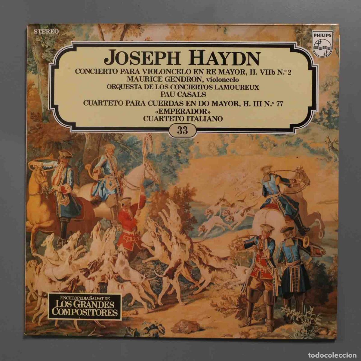 Discos de vinilo: LP. HAYDEN. 33. GRANDES COMPOSITORES. SALVAT