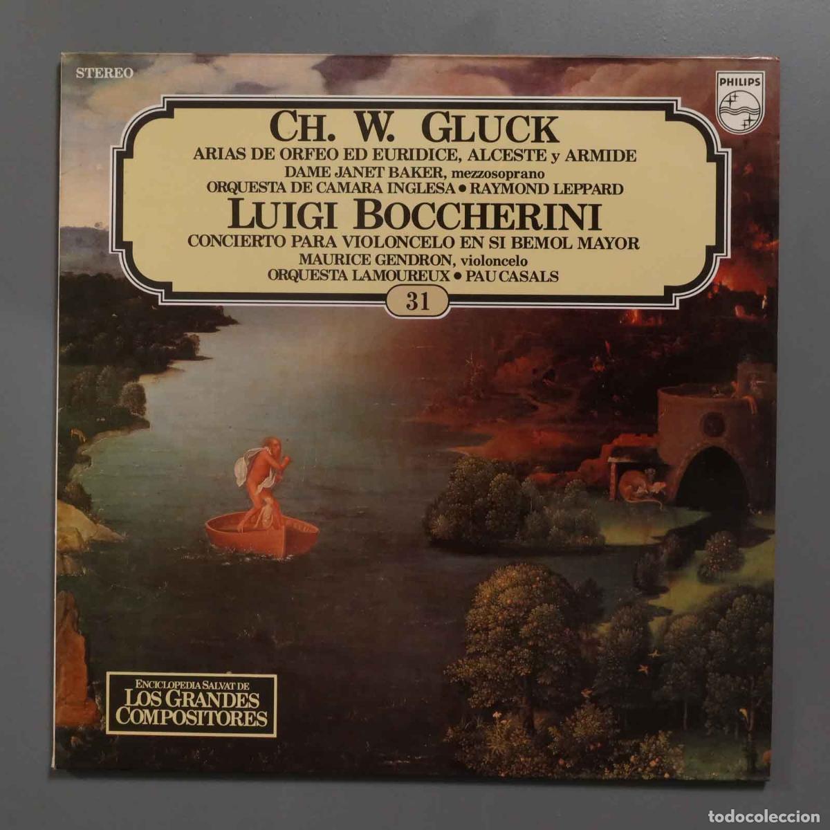 Disques de vinyle: LP. GLUCK. BOCCHERINI. 31. GRANDES COMPOSITORES. SALVAT