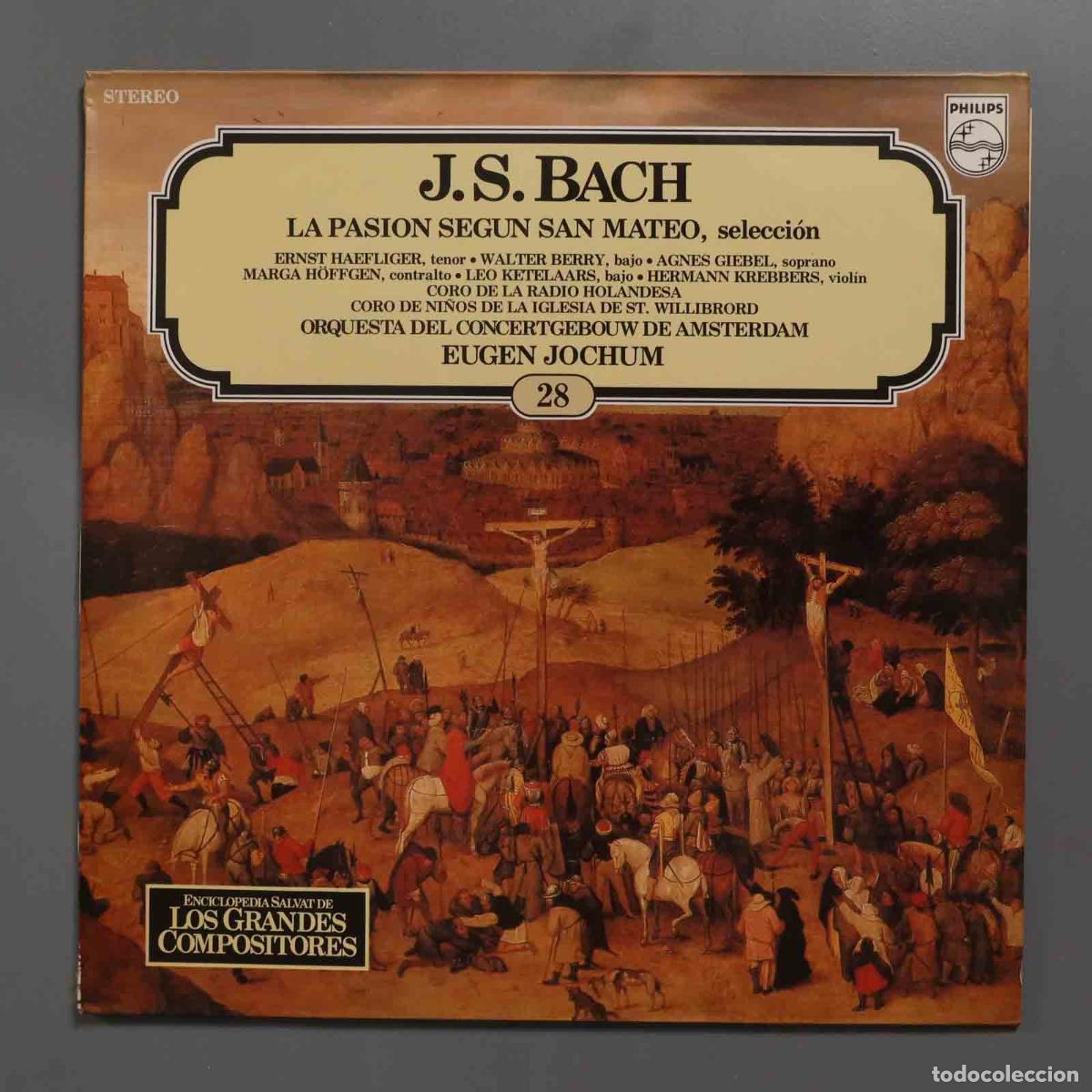 Disques de vinyle: LP. BACH 28. GRANDES COMPOSITORES. SALVAT